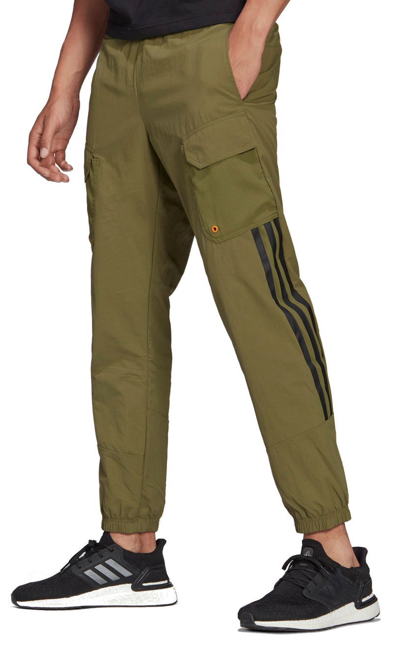 Карго панталони adidas Originals Sportswear Future Icons Premium O-Shaped Pants Зелено | h65368