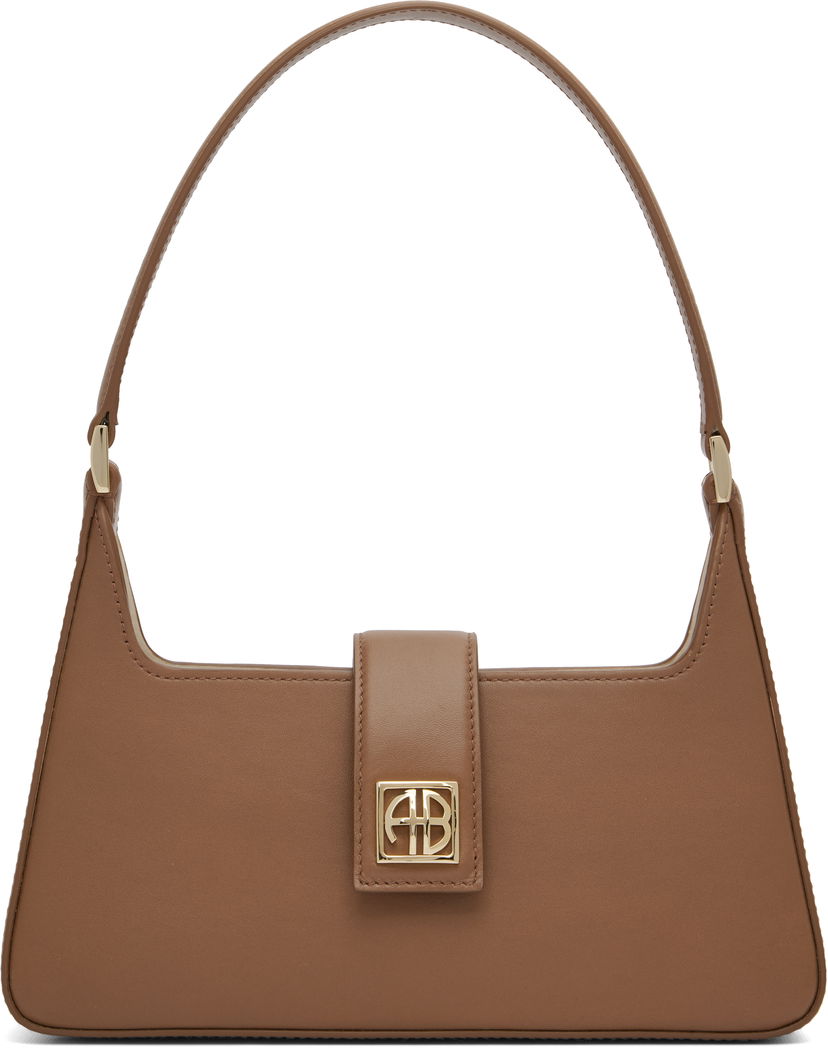 Чанта през рамо Anine Bing Anine Bing Lou Shoulder Bag Кафяво | A-13-11445-COG1