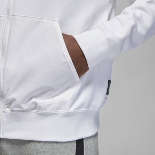 Суитчър Jordan Paris Saint-Germain Full-Zip Hoodie Бяло | DN6150-100, 1