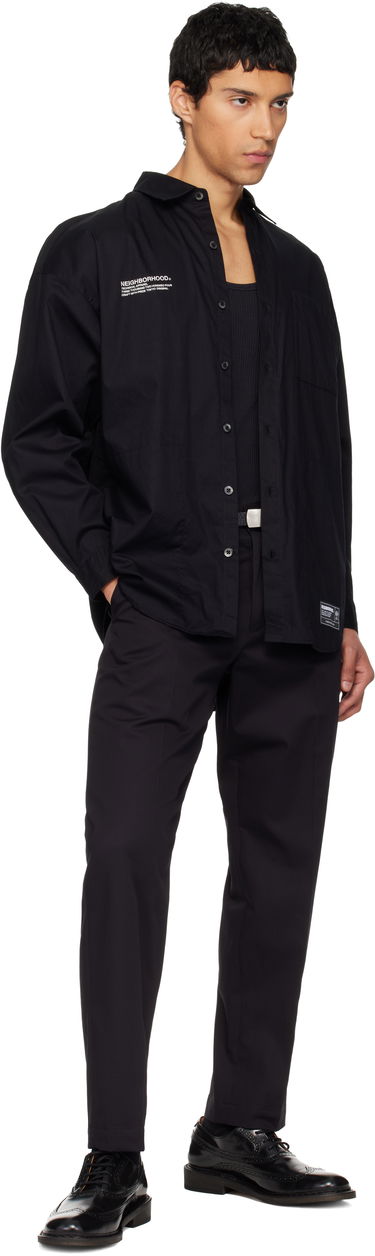 Риза Neighborhood Long Sleeve Over Shirt Черно | 252SPNH-SHM03, 3