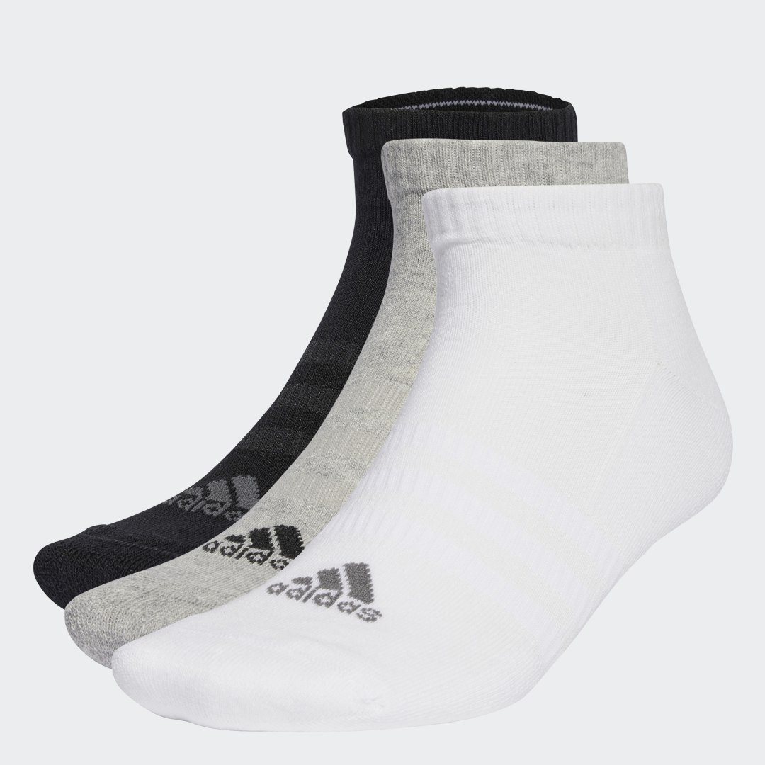 Чорапи adidas Originals Cushioned Low-Cut Socks 3-pack Многоцветен | IA3945, 1