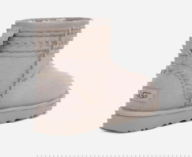 Кецове и обувки UGG Classic Mini Ritza Boot Сиво | 1170710-CPF, 3