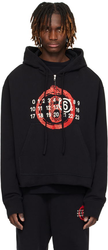 Суитчър Maison Margiela Maison Margiela 'Year of the Snake' Zip Hoodie Черно | SH2GU0017 M25014, 0