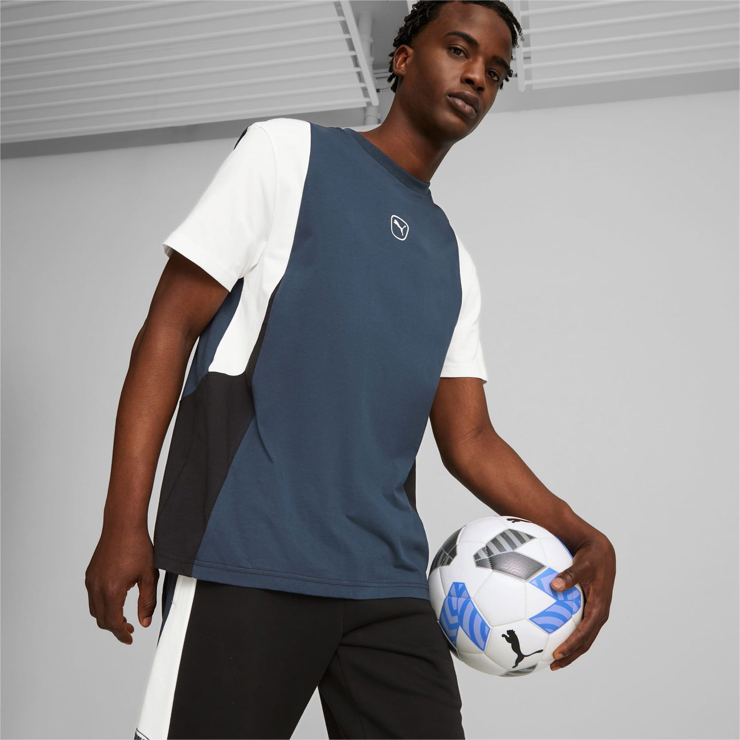 Тениска Puma KING Top Football T-Shirt Тъмно синьо | 658346_01, 0