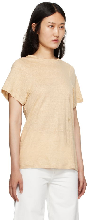 Тениска TOTEME TOTEME Monogram T-Shirt Бежово | 233-5055-253, 1