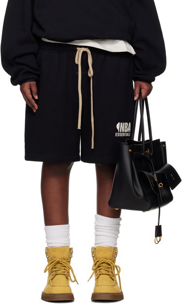 Къси панталони Fear of God Fear of God ESSENTIALS NBA Core Fleece Shorts Черно | 160AL244101F, 0