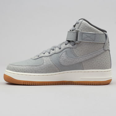 Кецове и обувки Nike WMNS Air Force 1 HI Premium Сиво | 654440-008, 1