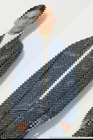 Яке KENZO Transitional Oversize Trucker Weave Denim Jacket Многоцветен | FE65DV3106J2.DD, 3