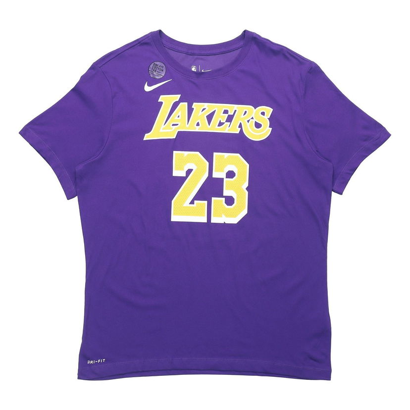 Фланелка Nike Lebron James Lakers NBA T-Shirt Лилаво | AR4887-557