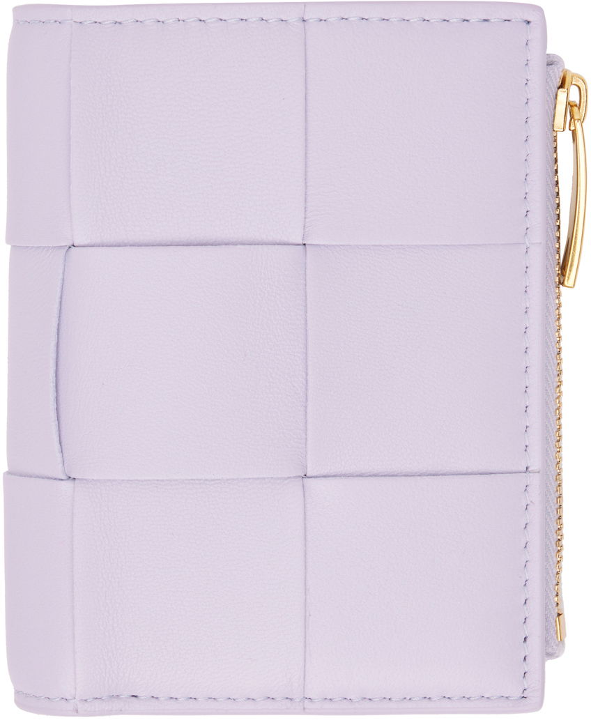 Портфейл Bottega Veneta Purple Small Cassette Wallet Лилаво | 742698 VCQC4, 0
