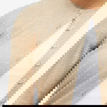 Пуловер Maison Margiela Maison Margiela Shrunken Knit Cardigan, Size Large Бежово | S51HP0016M13090109M, 5