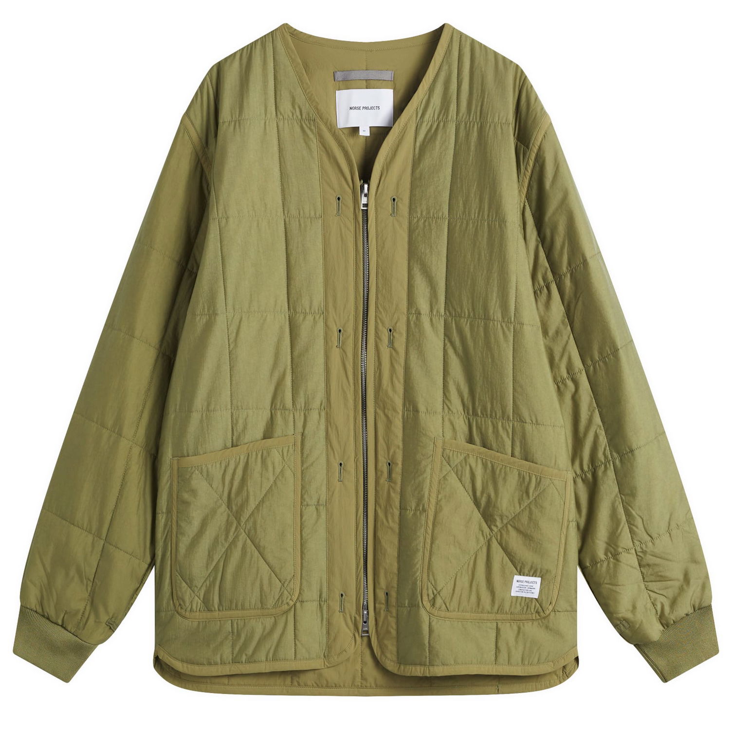 Пухо яке NORSE PROJECTS Men's Military Liner Jacket, Size Large Зелено | N50-0272-8037, 0
