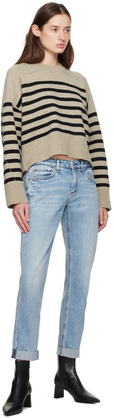 Дънки rag & bone Rag & Bone Dre Boyfriend Jeans Синьо | WDD23H2678FUDA, 3