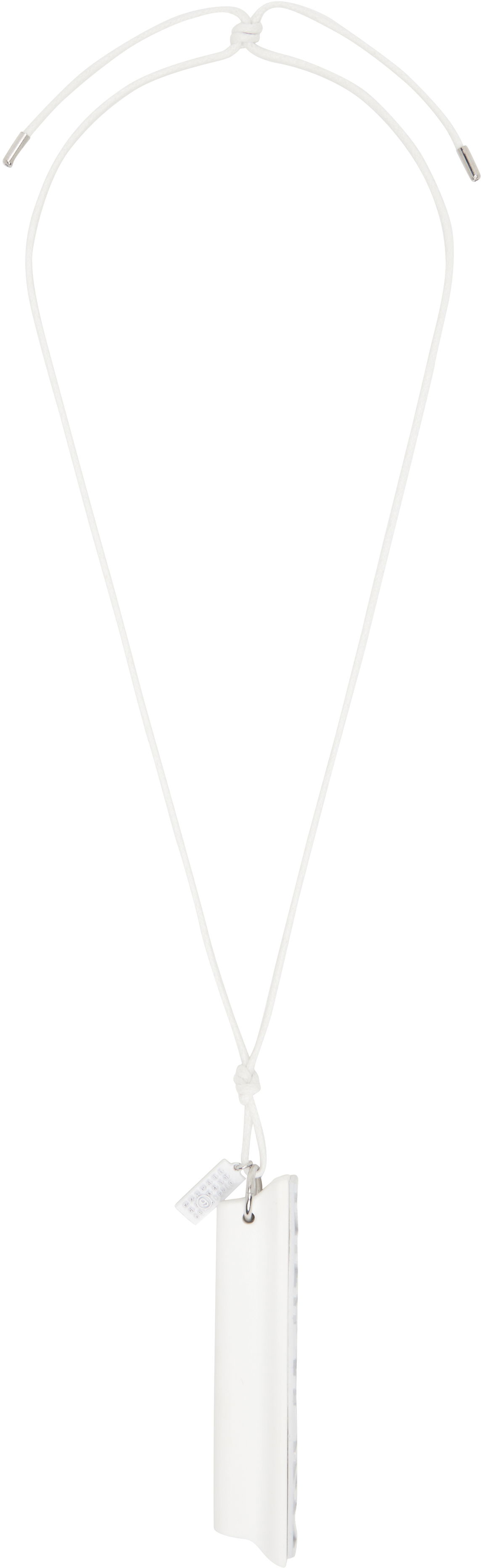 Колие Maison Margiela MM6 Maison Margiela 'Invitation' Pendant Necklace Бяло | SM7UU0074 P7352, 0