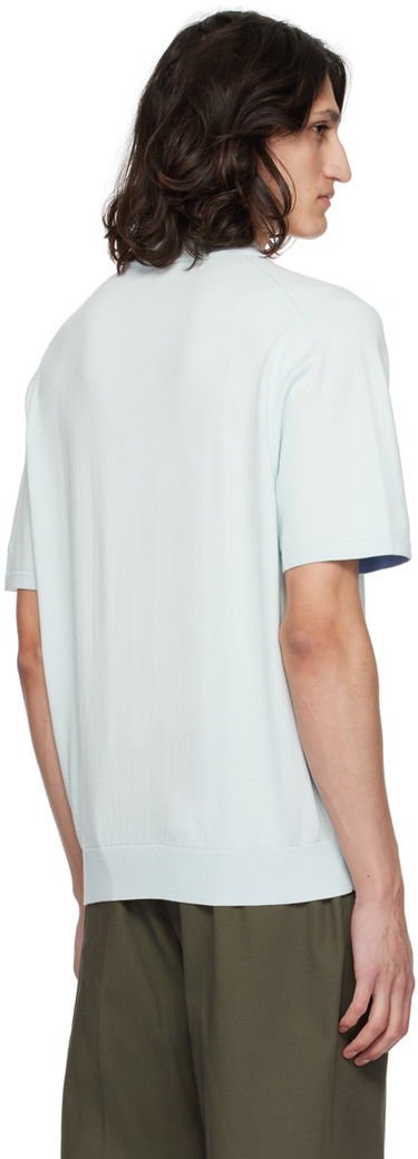 Поло тениска Paul Smith Paul Smith Spread Collar Polo Синьо | M1R-627Y-M02308-40, 2