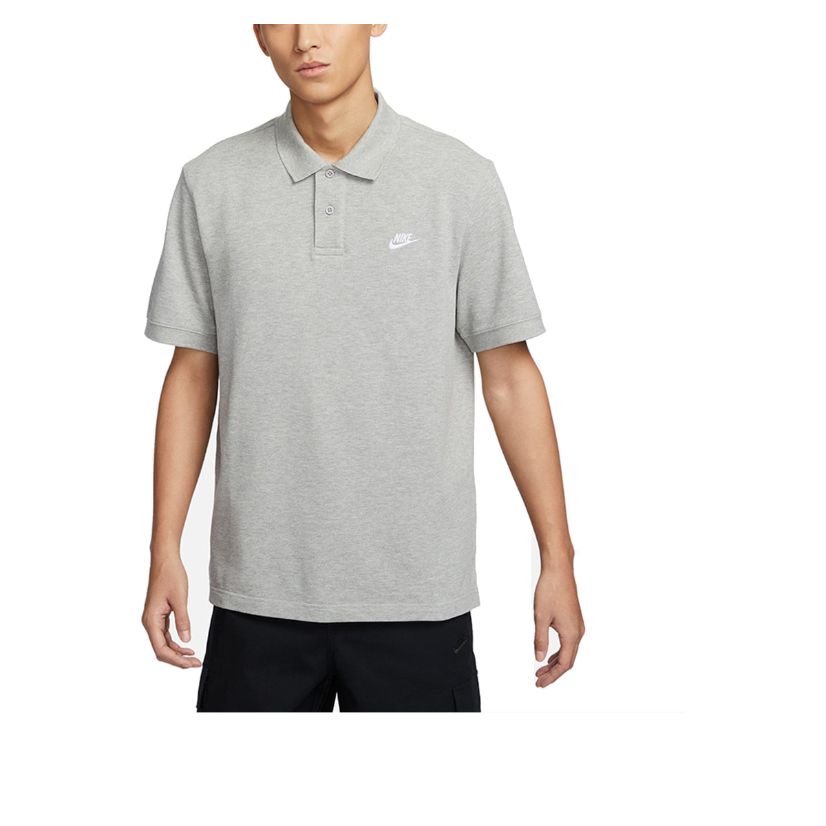 Поло тениска Nike Club Men's Polo Shirt Сиво | FN3895-063, 0