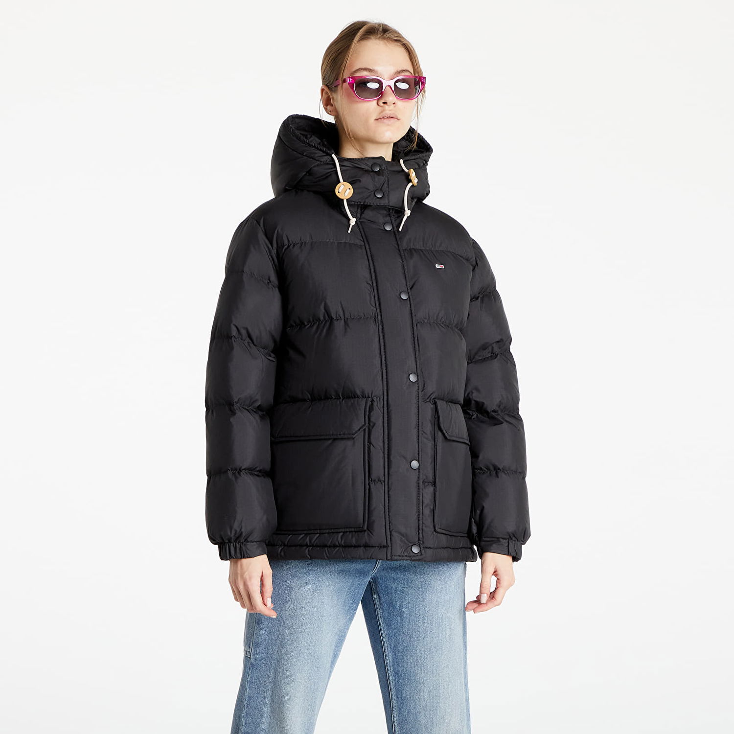 Пухо яке Tommy Hilfiger Premium Down Puffer Черно | DW0DW11099 BDS, 0