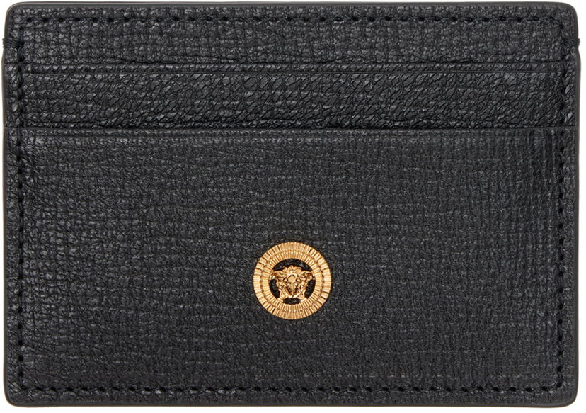 Портфейл Versace Black Medusa Biggie Card Holder Черно | DPN2467_1A10544