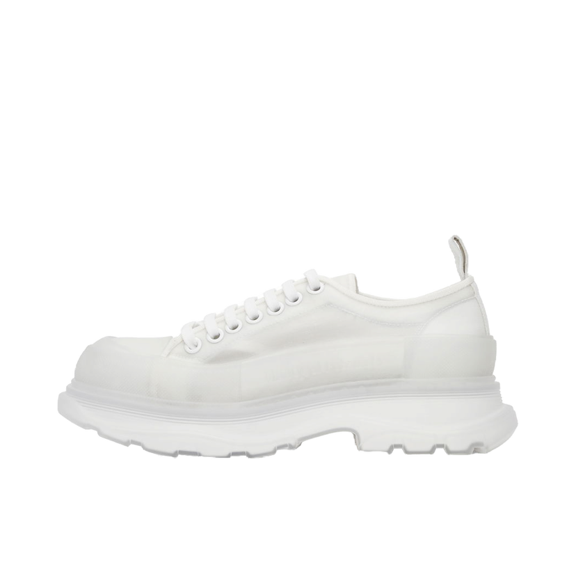 Кецове и обувки Alexander McQueen Mesh Tread Slick Low Sneakers Бяло | 662672W4Q31