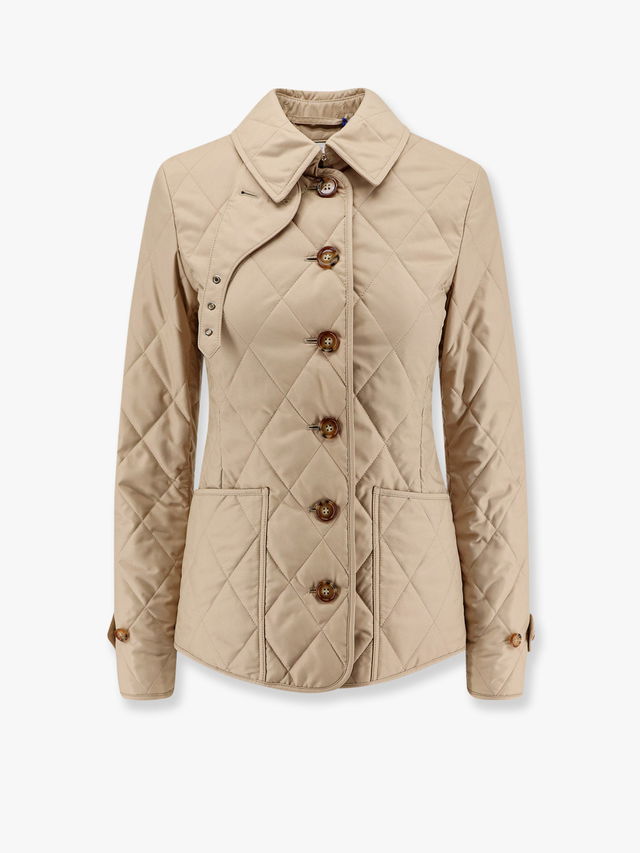 Quilted Button-Down Jacket