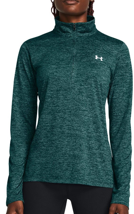 Суитчър Under Armour Tech Twist Long-Sleeve 1/2 Zip Top Зелено | 1384225-449