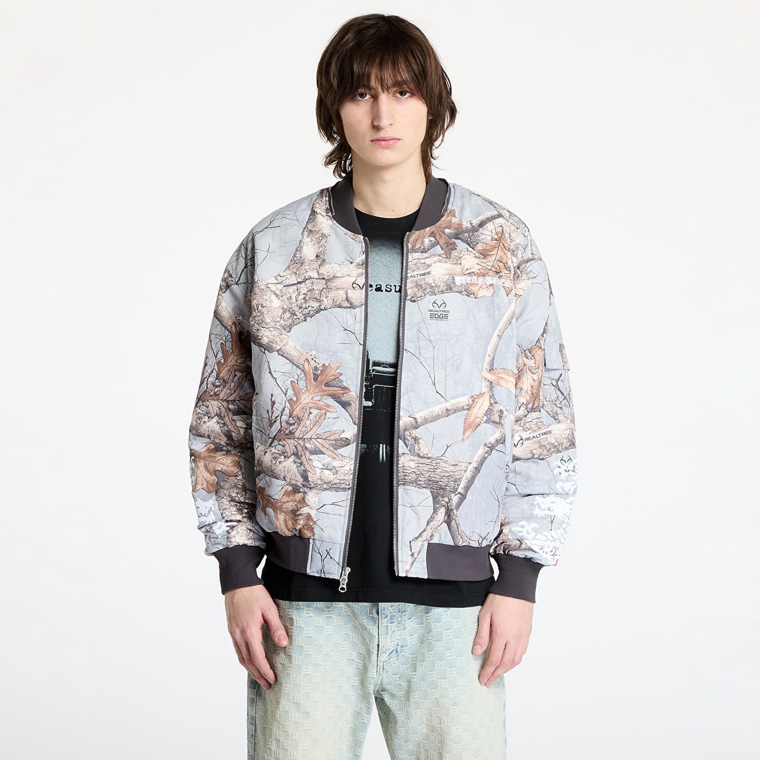 Яке бомбър Pleasures PLEASURES Dragon Bomber Jacket Сиво | P25SP003 GREY, 0