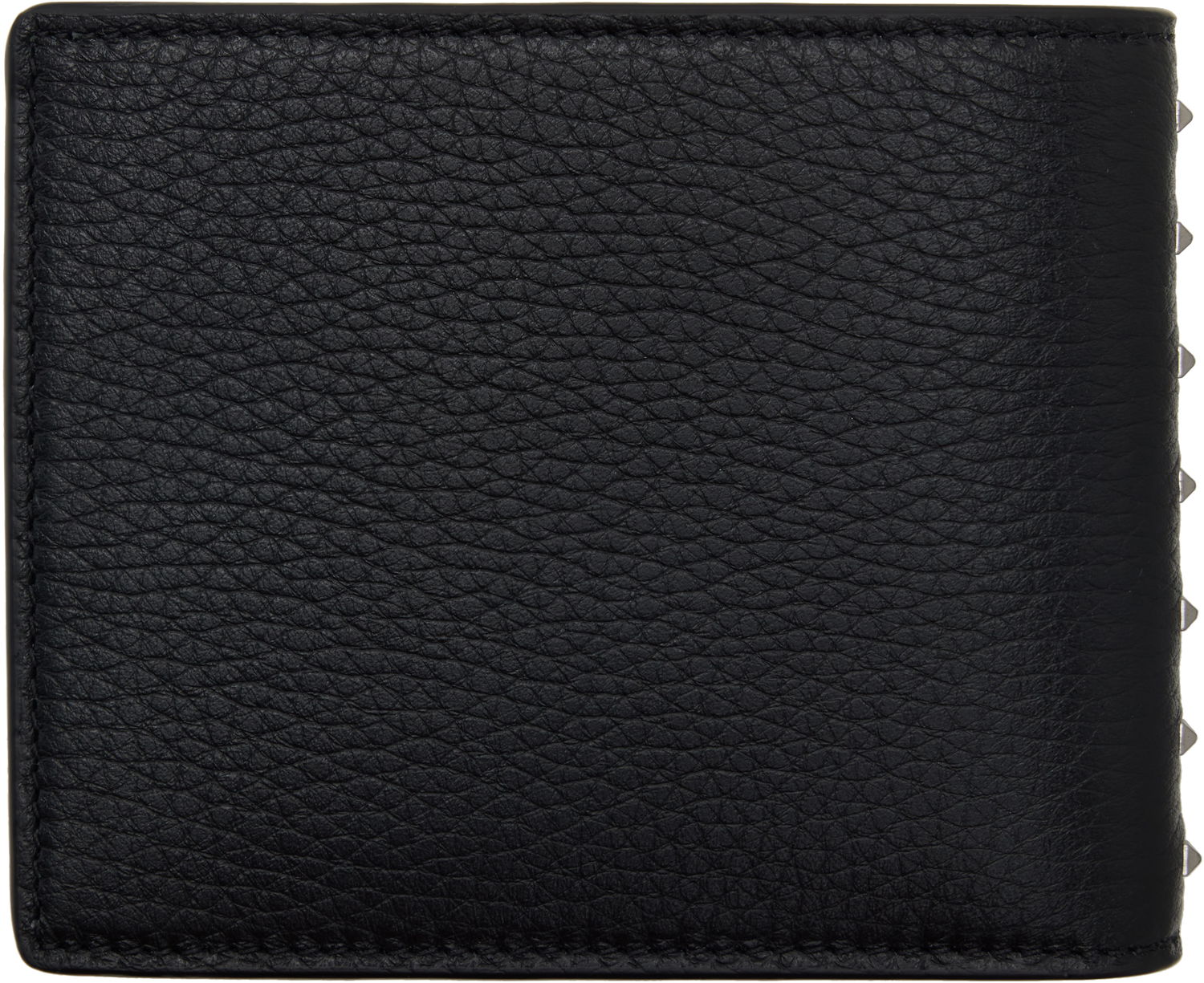Портфейл Valentino Valentino Garavani Rockstud Grainy Calfskin Wallet Черно | 6Y2P0V17PDX, 1