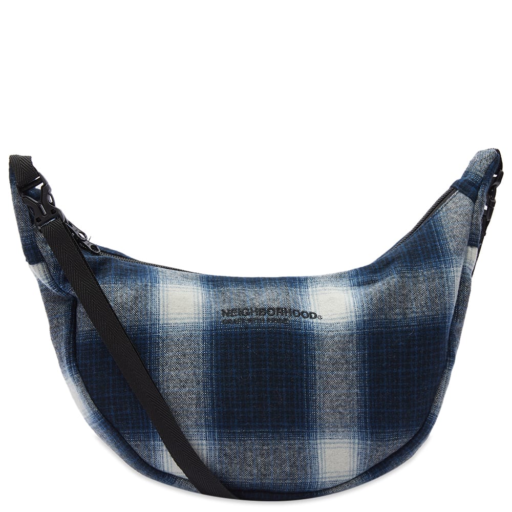 Чанта през рамо Neighborhood Pendleton x Shoulder Bag Тъмно синьо | 2221508N-CG01S-BLU, 0