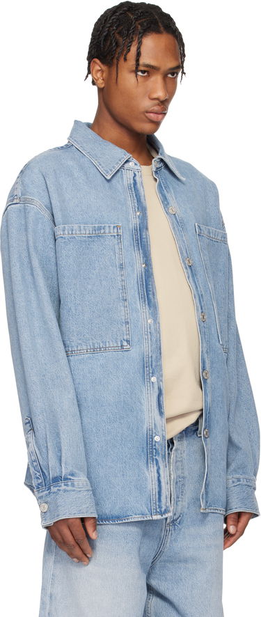Риза AGOLDE AGOLDE Atticus Denim Jacket Синьо | A4031B-1206, 1