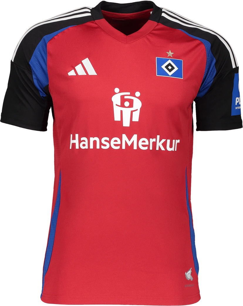 Фланелка adidas Originals Hamburger SV 2024/25 Third Jersey Kids Червено | 5hsvip2187