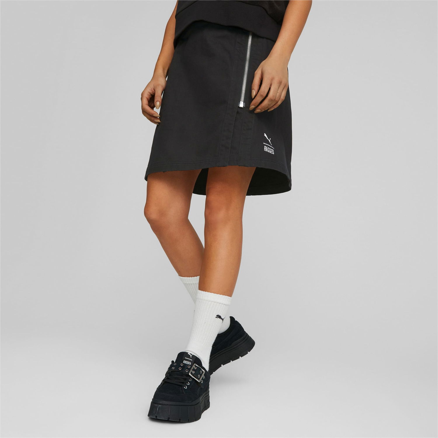 Пола Puma Gonna x THE RAGGED PRIEST in twill da donna, Nero/Altro Черно | 539131_01, 0