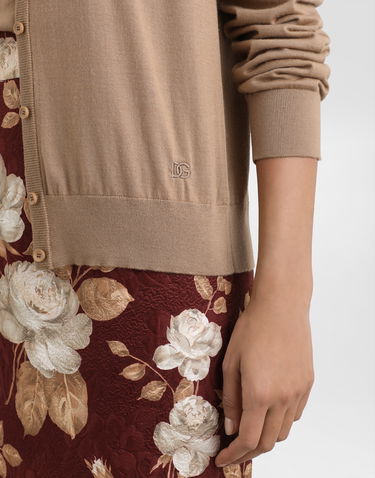 Пуловер Dolce & Gabbana Cashmere Cardigan 46 Бежово | FXV09ZJBW0PM0444, 3