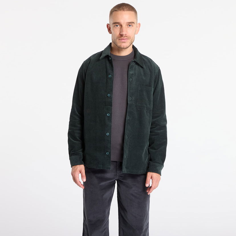 Яке Samsoe Samsoe Sadamon Js Corduroy Overshirt Зелено | M24400043_194906TCX