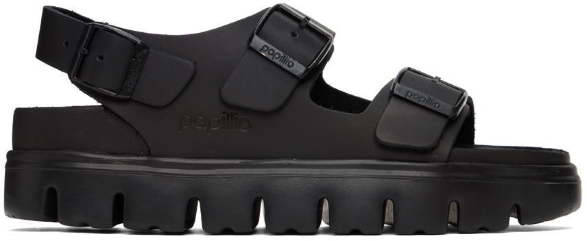 Кецове и обувки Birkenstock Narrow Papillio Milano Chunky Sandals Черно | 1024608, 0