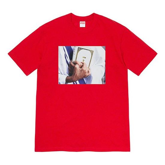 Тениска Supreme Short Sleeve Graphic T-Shirt Червено | SUP-FW19-712, 0