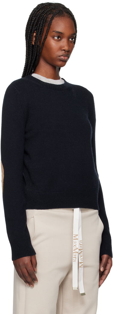 Пуловер Max Mara Max Mara Fedora Knit Sweater Тъмно синьо | 2519361031600, 1