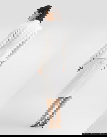 Яке Dolce & Gabbana Double-breasted Twill Blazer Бяло | F27ACTFUBGCW0001, 2