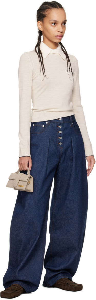 Раници и чанти Jacquemus Navy ‘Le Bambino’ Clutch Черно | 22H213BA006-3066, 3