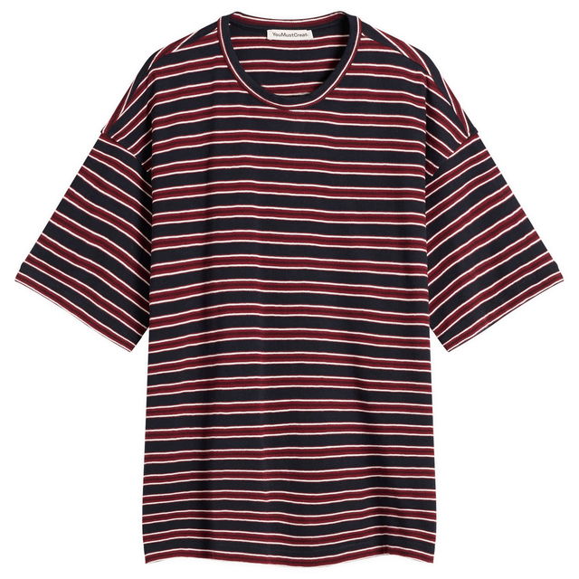 YMC Triple Stripe T-Shirt, Size Small