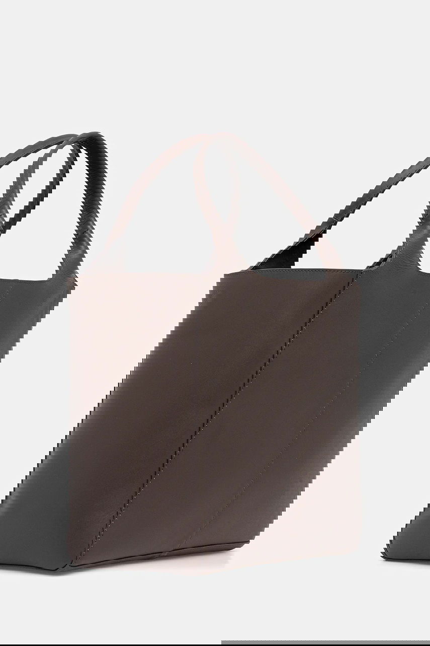 Голяма пазарска чанта STAND STUDIO Stand Studio Lois Leather Tote Bag Кафяво | 66534.7990, 1