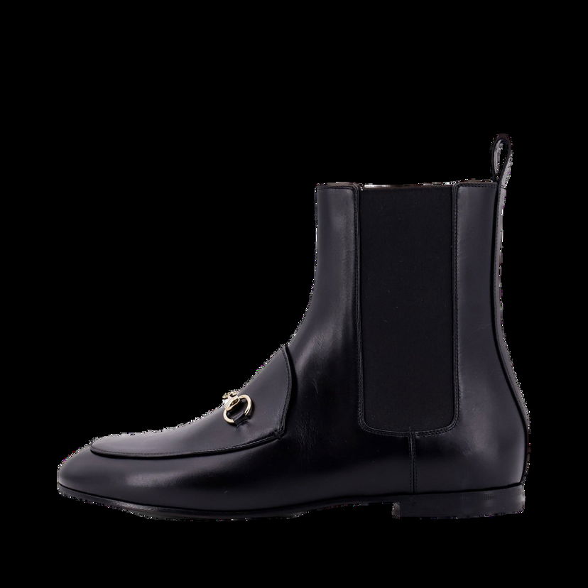 Кецове и обувки Gucci Leather Ankle Boots Черно | 787188AADGA1000