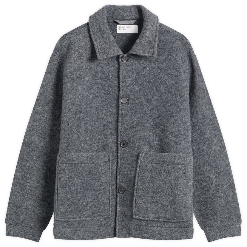 Яке Universal Works Wool Fleece Rams Jacket Сиво | P33205-GMA