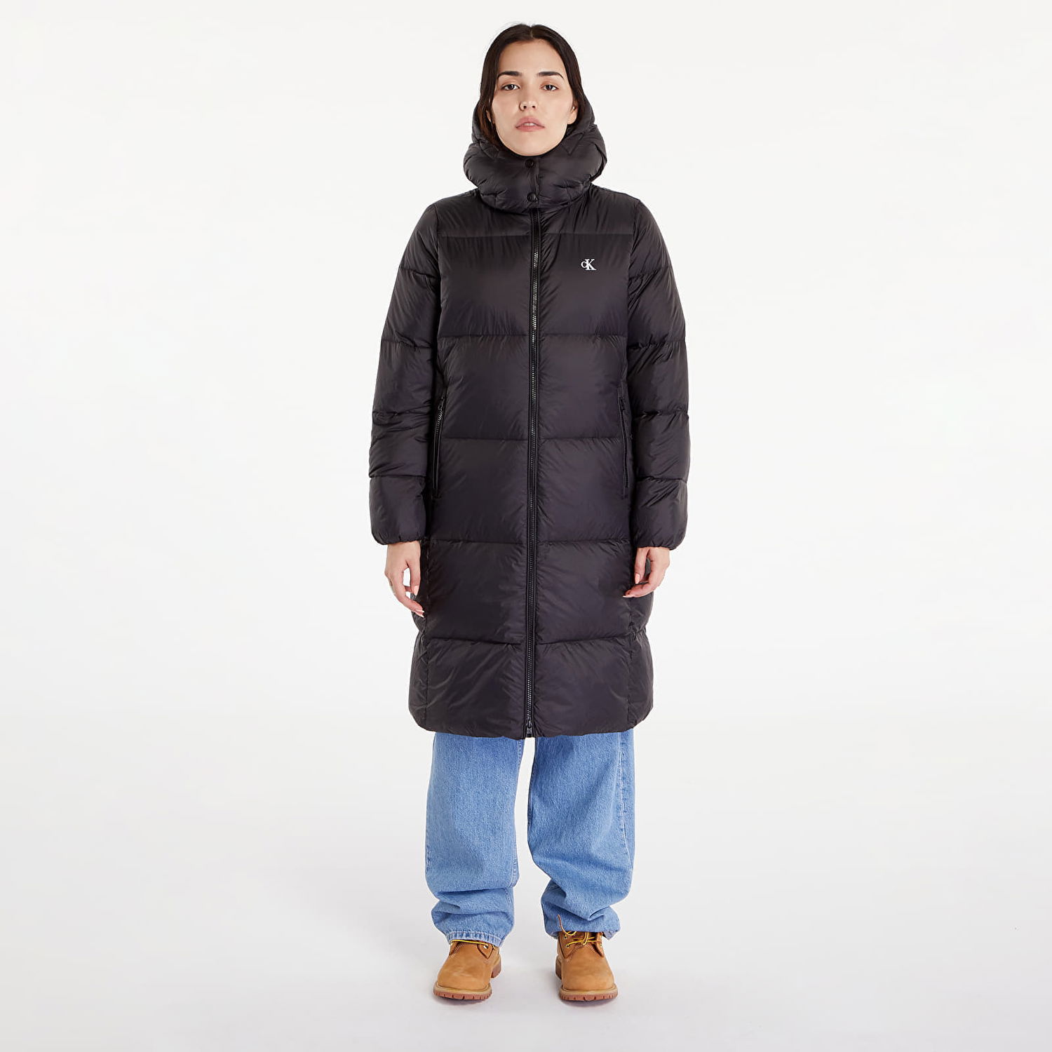 Пухо яке CALVIN KLEIN Down Long Puffer Jacket Black Черно | J20J224109 BEH, 0