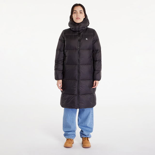 Down Long Puffer Jacket Black