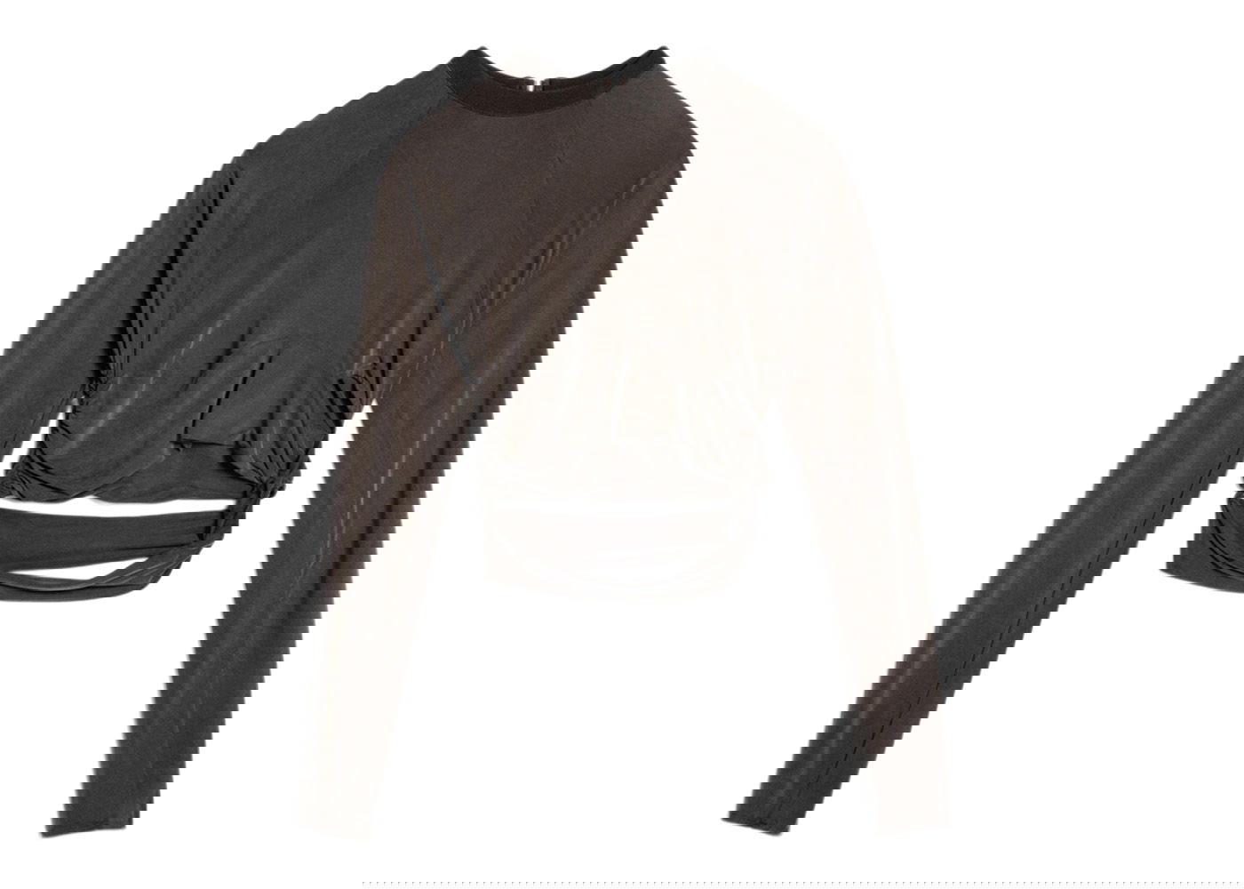Тениска Jacquemus Le  Espelho Knotted Cut-Out Черно | 231JS120-2307-850, 0