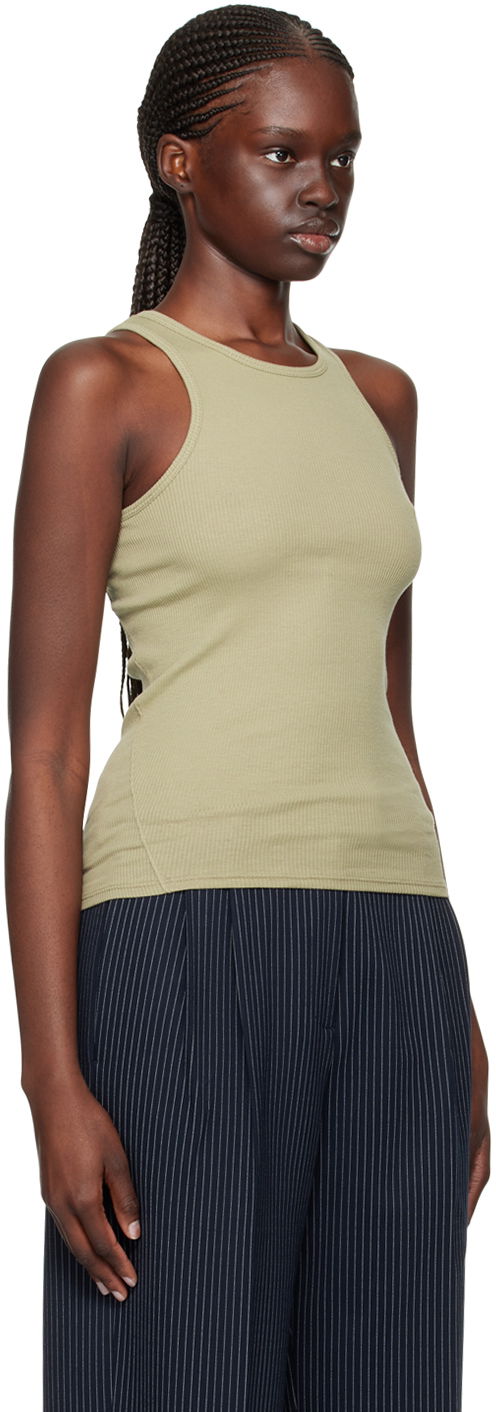 Потник rag & bone Essential Rib Tank Top Зелено | WCC22FT020ER20, 1