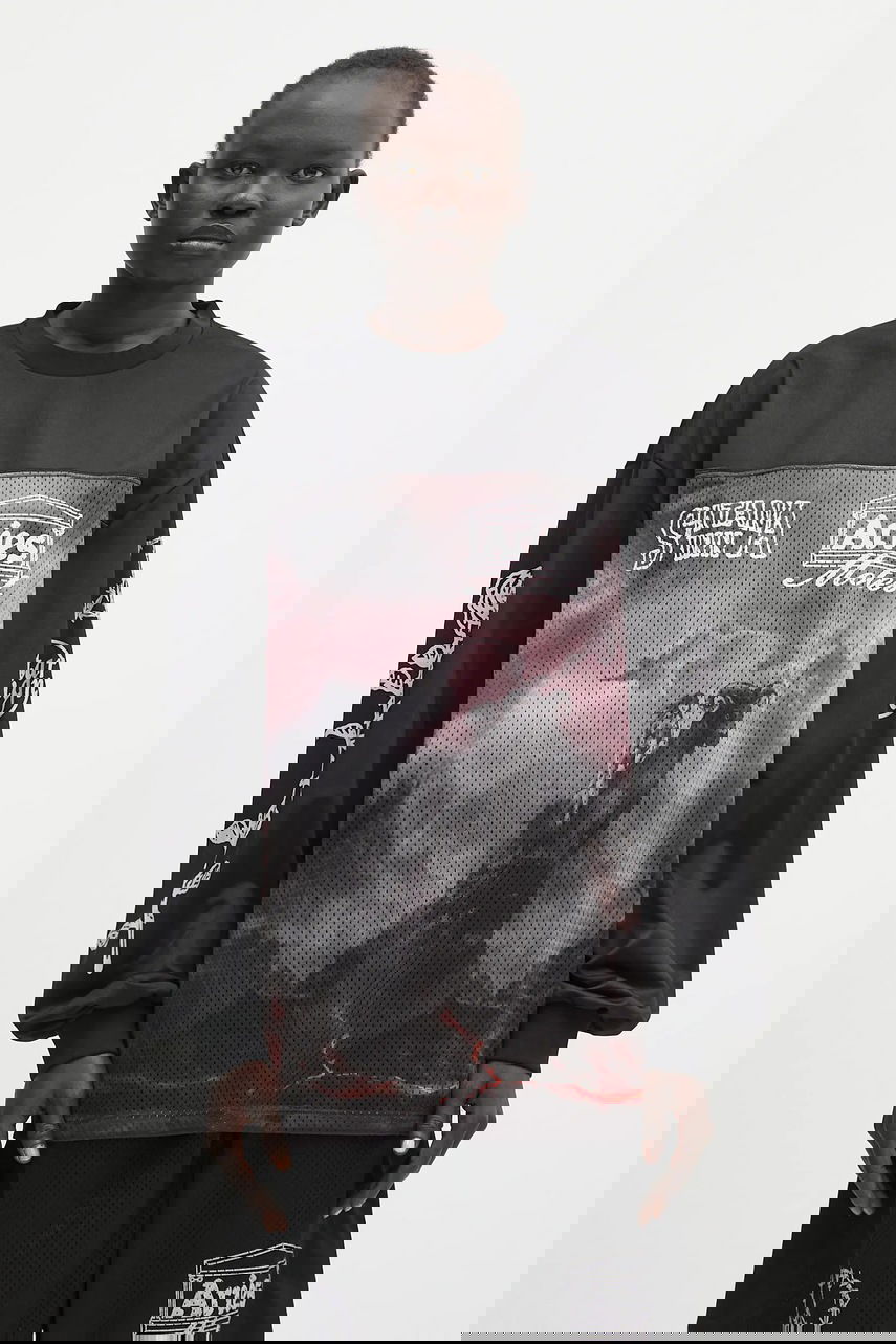 Тениска Aries Ramscape Airtex Long-Sleeve Tee Черно | AR4005003, 1