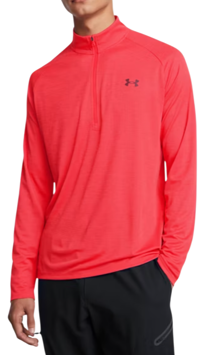 Суитчър Under Armour Under Armour UA Tech Textured 1/2 Zip Top Червено | 1382797-713, 0