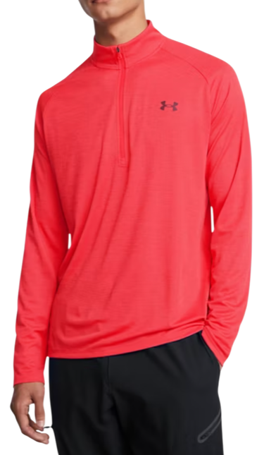 Суитчър Under Armour Under Armour UA Tech Textured 1/2 Zip Top Червено | 1382797-713, 0