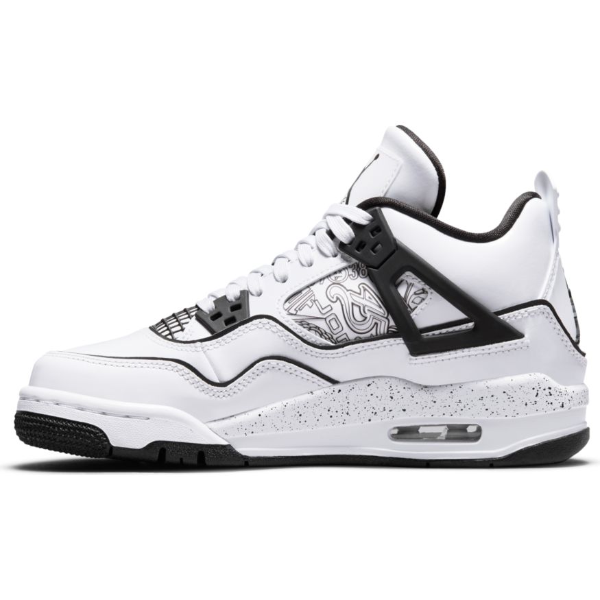 Кецове и обувки Jordan Air Jordan 4 Retro "DIY" GS Бяло | DC4101-100, 0